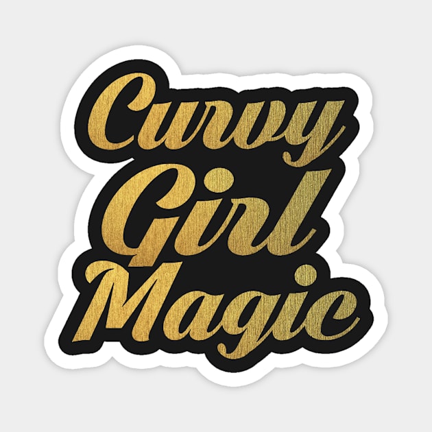 Curvy Girl Magic Magnet by CurvyGirlsSwirl2018