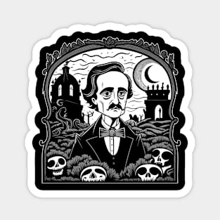 † Edgar Allan Poe † Magnet