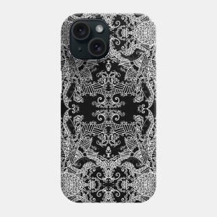 Ornament - Tree of Life - Rebirth - Mehndi Love - Black #3 Phone Case