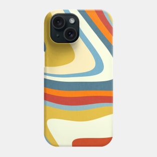 Abstract Swirl Groovy Retro 70s Phone Case