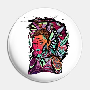 Blue Red Blend Jupiter Cries Pin