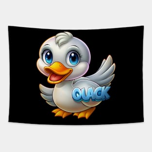 Cute Baby Duck Tapestry