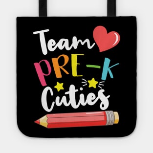 Team Pre-K Cute Back To School Gift For Teachers and Students Tote