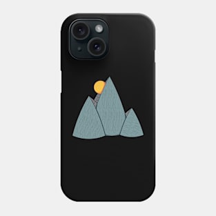 Overlapping Mountains Phone Case