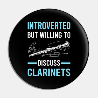 Introverted Clarinet Pin