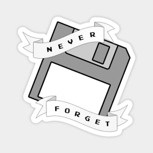 Floppy Disc - Never Forget Magnet