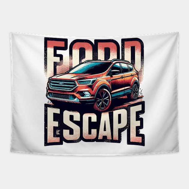 Ford Escape Tapestry by Vehicles-Art