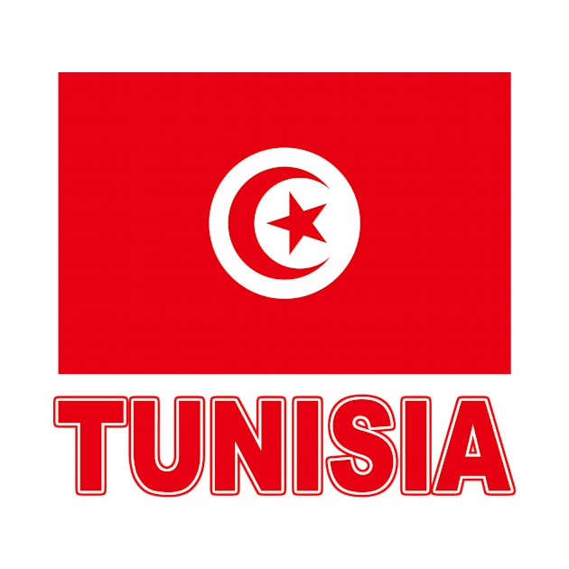 The Pride of Tunisia - Tunisian National Flag Design by Naves