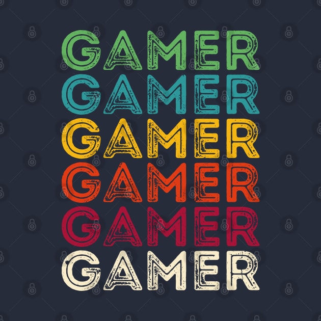 gamer vintage retro by Gaming champion