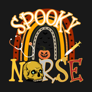 Spooky Nurse Gift Idea T-Shirt