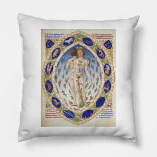 Très Riches Heures du Berry - Frères de Limbourg Pillow