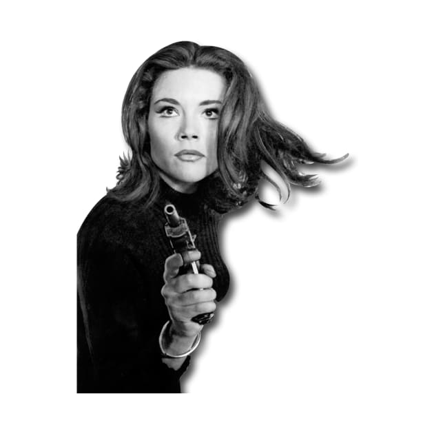 Emma Peel Retro 70s 80s 90s ,TV Series by Den Tbd