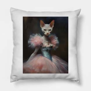 Feline Enchante The Graceful Sphinx Pillow