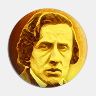 Frédéric Chopin Golden Portrait | Frédéric Chopin Artwork 8 Pin