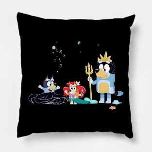 Under the Sea Bluey Pillow