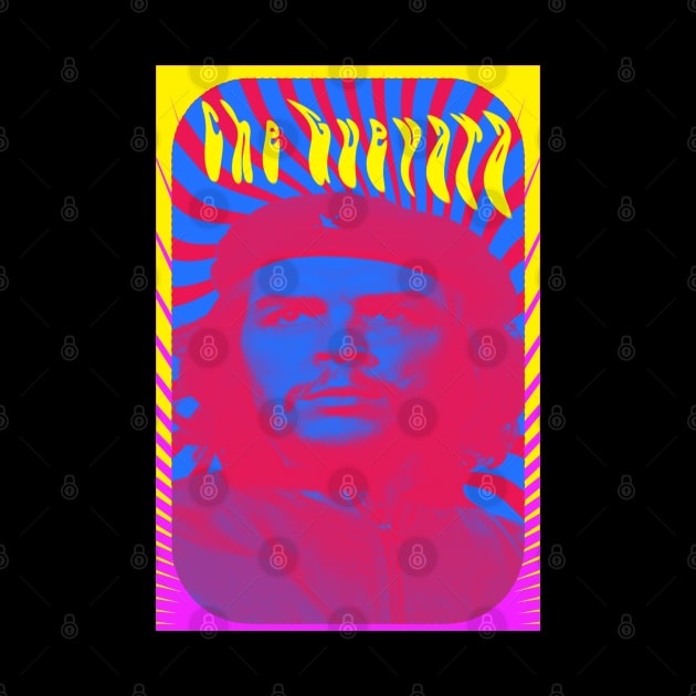 Che Guevara guerrilla cuba revolution  Psychedelic Poster by happy-printing