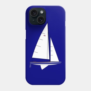 Hampton One Design Sailboat Phone Case