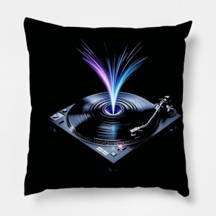 Vinyl Vortex Pillow