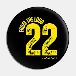 From the logo 22 caitlin clark Pin