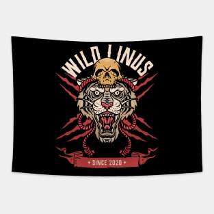 Screaming Tiger Tapestry