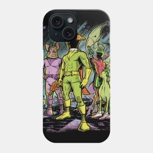 Space Duck Pulp Phone Case