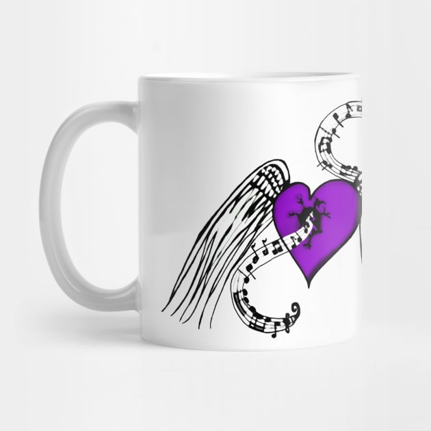 I Heart Purple Mug