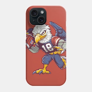 Bald Eagle American Football Touchdown Phone Case