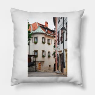 Historic Street in Skofja Loka Pillow