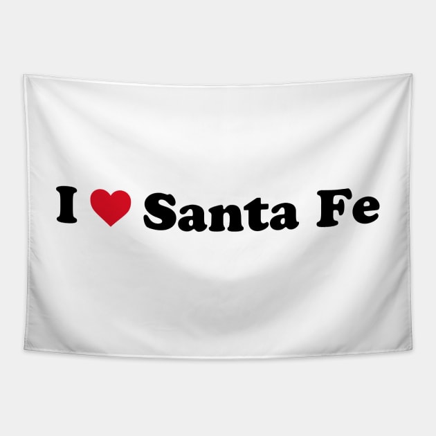 I Love Santa Fe Tapestry by Novel_Designs