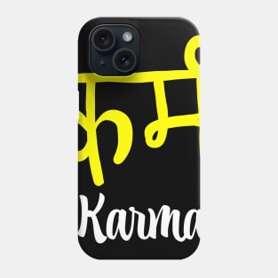 Karma in Sanskrit Phone Case