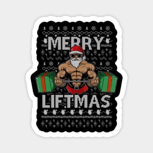 Merry Liftmas Christmas Xmas Fitmas Fitness Santa Holiday 7 Magnet