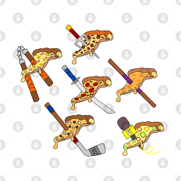 Pizza Party Ninja Slice by CoreyUnlimited