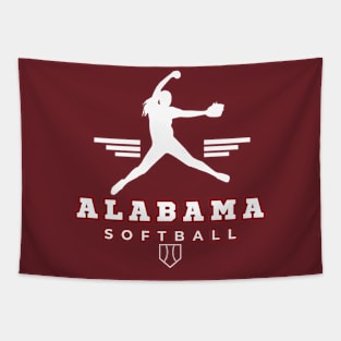 Alabama Crimson Tide Softball Tapestry