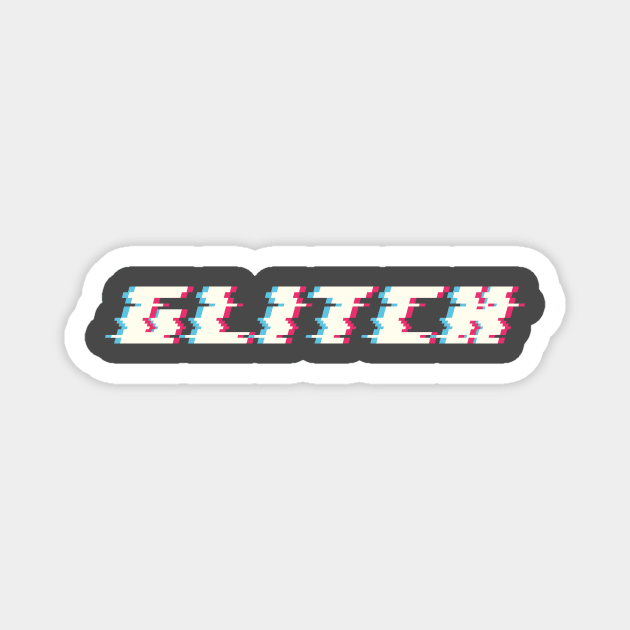 Glitch Magnet by GraphicGibbon
