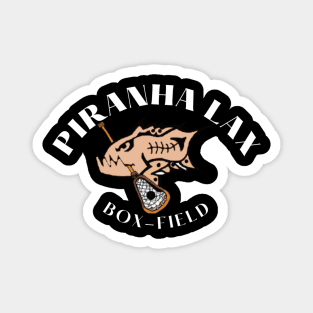 Piranha Lax - Box and Field T-Shirt Magnet