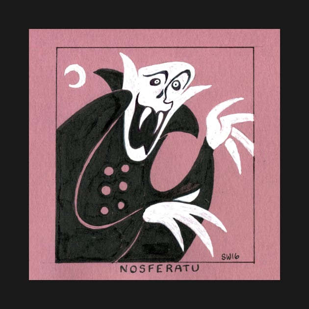 Retro Nosferatu by washburnillustration