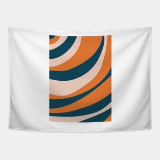 Curved stripes II Tapestry