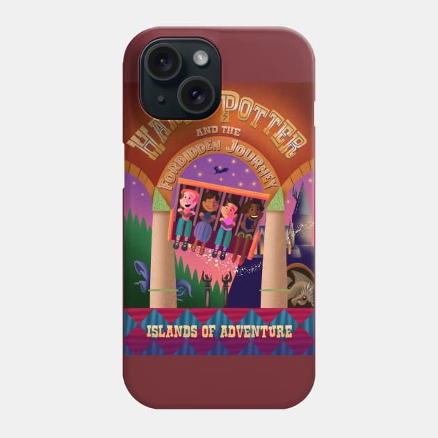 Enchanted Benches Phone Case by Drawn By Bryan