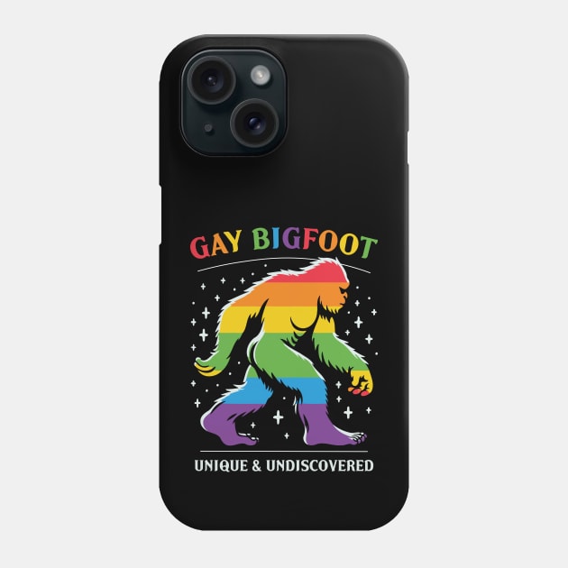 Gay Bigfoot, Unique & Undiscovered Phone Case by Trendsdk