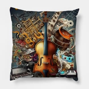 Music Art Pillow