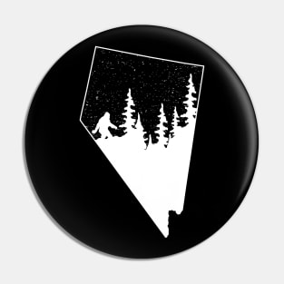 Nevada Bigfoot Gift Pin