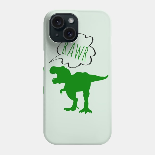 RAWR I am 5 Phone Case by warantornstore