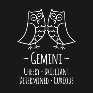 Gemini Zodiac Sign T-Shirt