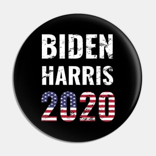 Biden Harris 2020 Election Vote for American President Distress Design Pin