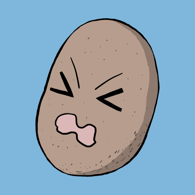 Cute Angry Potato by TriggerAura