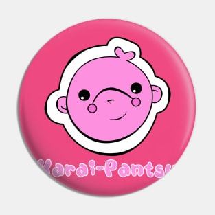 Pink Happy Bear Pin