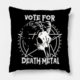 Vote Death Metal Pillow