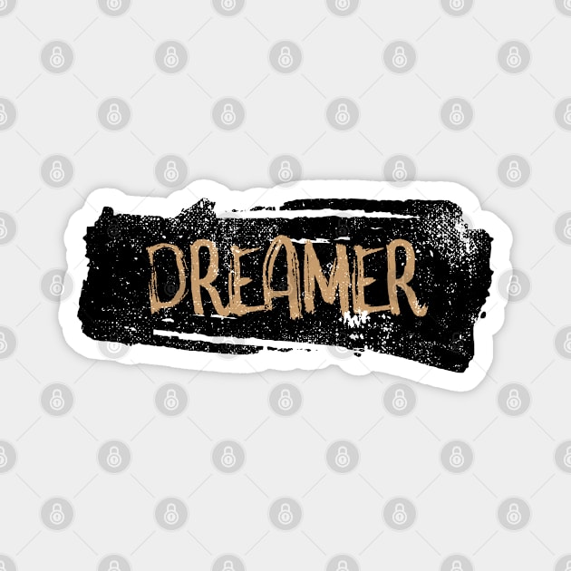 Dreamer Cute Classy Art Magnet by Commykaze