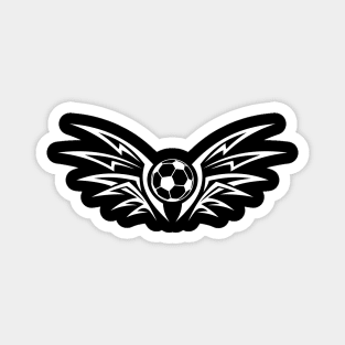 Soccer Football Wings Angel Goalie Futbol Player Magnet