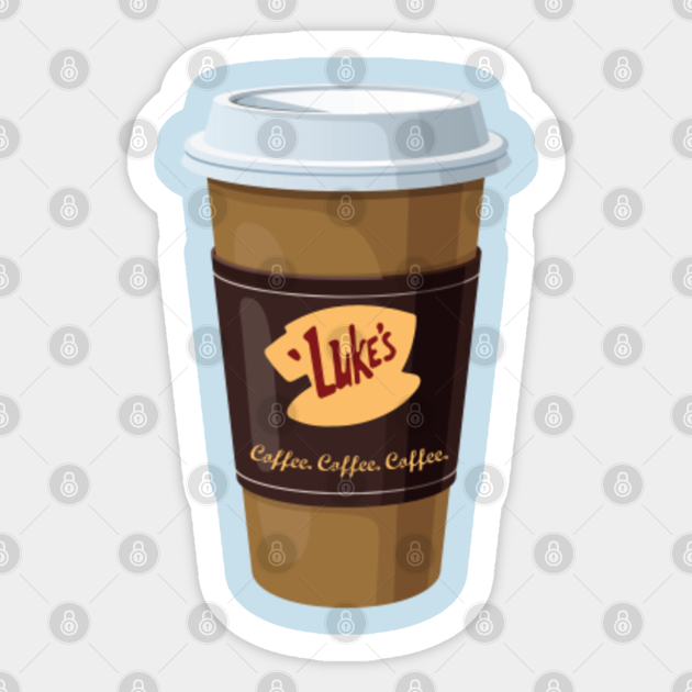 Gilmore Girls Luke S Diner Coffee Gilmore Girls Sticker Teepublic